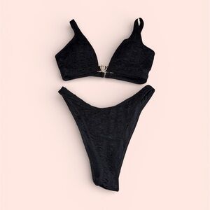 SHEIN Black Bikini Set